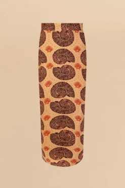 FALDA CARACOLABEIGE