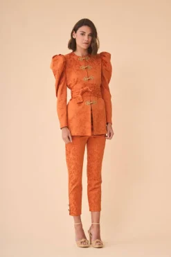 PANTALON ALMENDRATERRACOTA