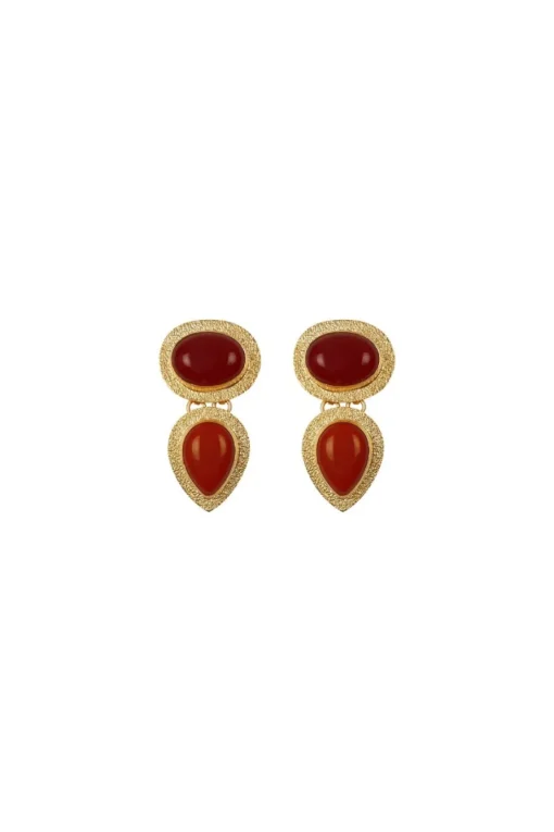 PENDIENTES LAGRIMAROJO