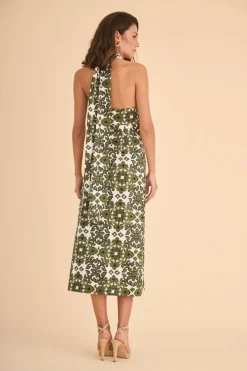 VESTIDO ANAHIESTAMPADO VERDE