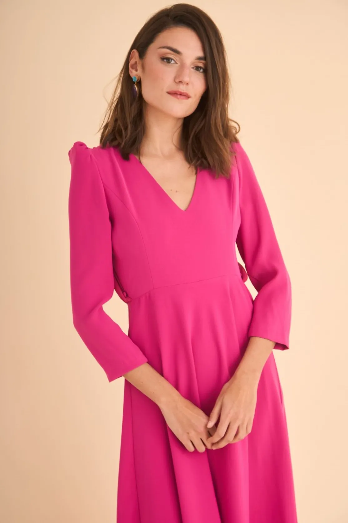 VESTIDO FIOREMBFUCSIA