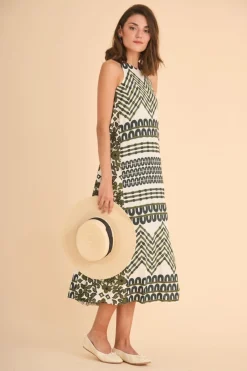 VESTIDO NO USARESTAMPADO VERDE