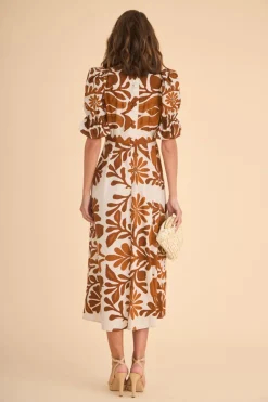 VESTIDO PALOMAEST. MARRON