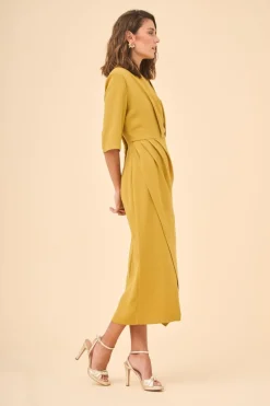 VESTIDO RUBBENMOSTAZA