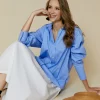 VESTIDO SAVARAAZUL/BLANCO